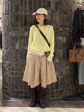 「eL（エル）のアイテム」を使った、ｃａｌｉｎさん（レディース・146cm）の春コーディネート