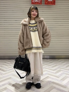 「アイテム（ワンピース/ドレス）」を使った、ｃａｌｉｎさん（レディース・146cm・20代）の秋コーディネート