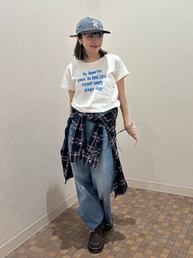 「eL（エル）のアイテム（パンツ）」を使った、ｃａｌｉｎさん（レディース・146cm）の春コーディネート