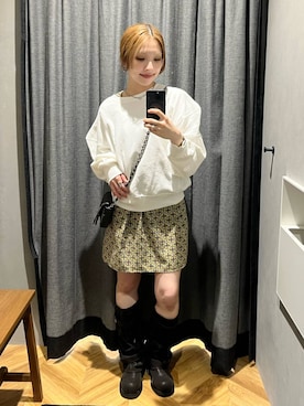 「eL（エル）のアイテム」を使った、calinさん（レディース・146cm）の秋コーディネート
