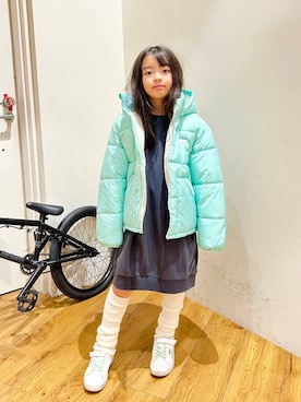 「アイテム（ジャケット/アウター）」を使った、ゆあんさん（キッズ・125cm）の秋コーディネート