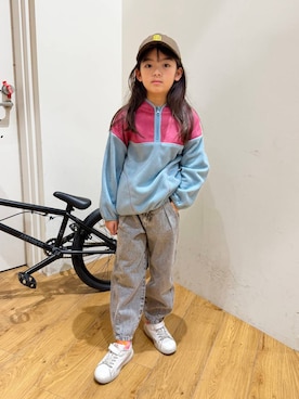 「アイテム（その他トップス）」を使った、ゆあんさん（キッズ・126cm）の秋コーディネート