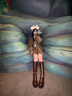 「Heather（ヘザー）のアイテム（ジャケット/アウター）」を使った、fraise165さん（骨格ウェーブ・レディース・165cm）の秋コーディネート