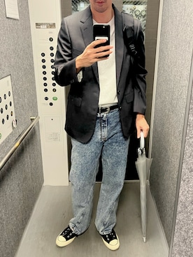 「CELINE（セリーヌ）のアイテム」を使った、shira0217さん（メンズ・185cm）の夏コーディネート