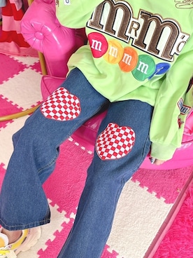 「コーディネート」｜「アイテム（スウェット）」を使った、eimi♡さん（レディース・157cm）の冬コーディネート