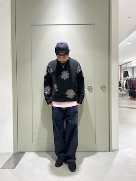 「BEAVER（ビーバー）のアイテム」を使った、松木　幹太さん（メンズ・169cm）の秋コーディネート