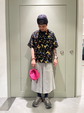 「BEAVER（ビーバー）のアイテム」を使った、松木　幹太さん（メンズ・169cm）の夏コーディネート