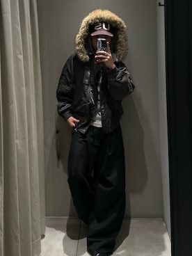 「BEAVER（ビーバー）のアイテム」を使った、松木　幹太さん（メンズ・169cm）の秋コーディネート
