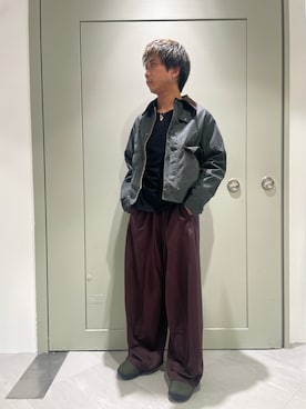 松木　幹太さん（メンズ・168cm）の秋コーディネート