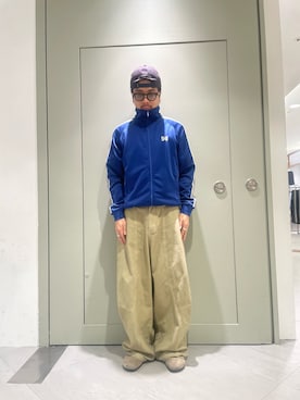 「BEAVER（ビーバー）のアイテム（パンツ）」を使った、松木　幹太さん（メンズ・169cm）の夏コーディネート