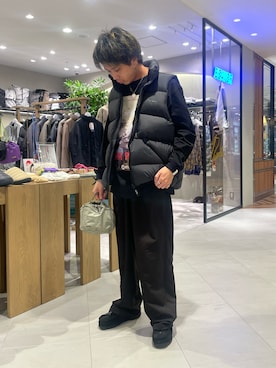 「MANASTASH（マナスタッシュ）のアイテム（ジャケット/アウター）」を使った、松木　幹太さん（メンズ・168cm）の秋コーディネート