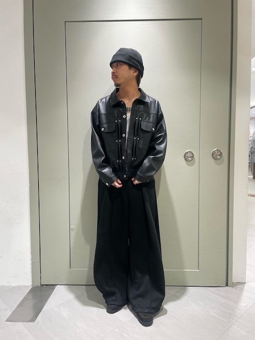 B omnivore/ビーオムニボー TUCK WIDE SWEAT PANT（スウェットパンツ