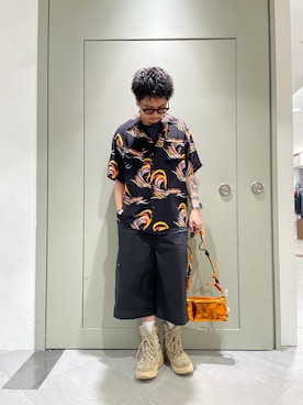 「schott(ショット)のアイテム」を使った、松木 幹太さん(メンズ・169cm)の夏コーディネート