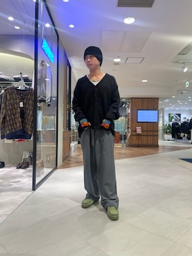 松木　幹太さん（メンズ・168cm）の秋コーディネート