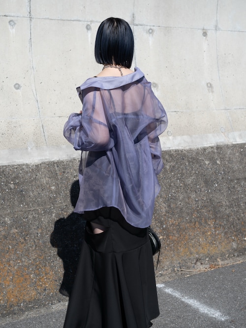 Mavie..7 シアーシャツ ビスチェ Mavie..7】setビスチェ+シアーシャツ（シャツ/ブラウス）｜Mavie