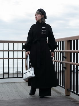 「アイテム（その他アウター）」を使った、こんさん（レディース・153cm）の秋コーディネート