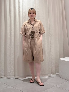 「MOHI（モヒ）のアイテム」を使った、ありんこさん（レディース・155cm）の夏コーディネート