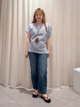 「BABYLONE（バビロン）のアイテム」を使った、ありんこさん（レディース・155cm）の夏コーディネート