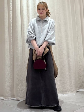 「アイテム（スウェット）」を使った、ありんこさん（レディース・155cm・20代）の秋コーディネート