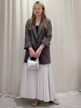 「BABYLONE（バビロン）のアイテム（バッグ）」を使った、ありんこさん（レディース・155cm）の春コーディネート