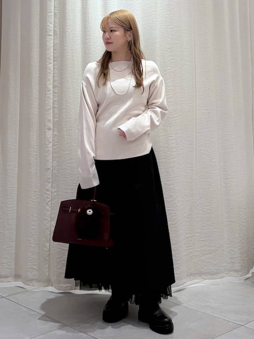 オフショルハイゲージプルオーバー（ニット/セーター）｜BABYLONE