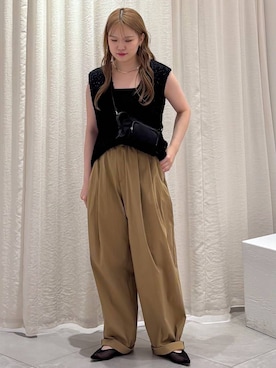 「アイテム（キャミソール）」を使った、ありんこさん（レディース・155cm・20代）の秋コーディネート