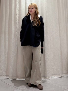 「BABYLONE（バビロン）のアイテム」を使った、ありんこさん（レディース・155cm）の冬コーディネート