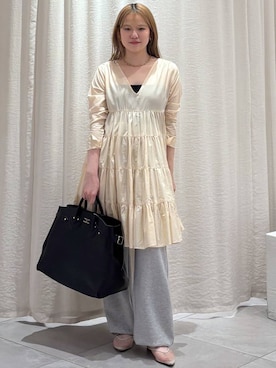 Marilyn Moon（マリリンムーン）の「2wayレースボウタイドレス