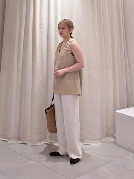 「beej（ビージ）のアイテム」を使った、ありんこさん（レディース・155cm）の春コーディネート