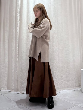 「アイテム（キャミソール）」を使った、ありんこさん（レディース・155cm・20代）の秋コーディネート