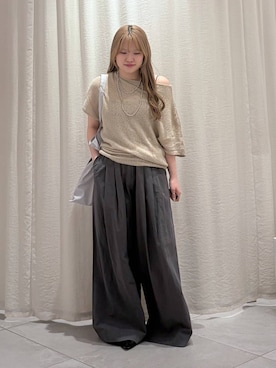 「CORSO ROMA，9（コルソローマ）のアイテム」を使った、ありんこさん（レディース・155cm）の春コーディネート
