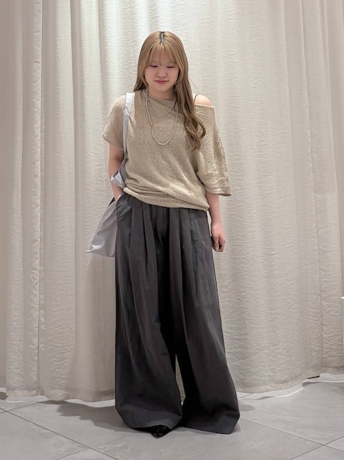 ナバホパール風ネックレス120cm（ネックレス）｜BABYLONE（バビロン