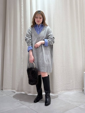 「HELEN MOORE（ヘレンムーア）のアイテム」を使った、ありんこさん（レディース・155cm）の秋コーディネート