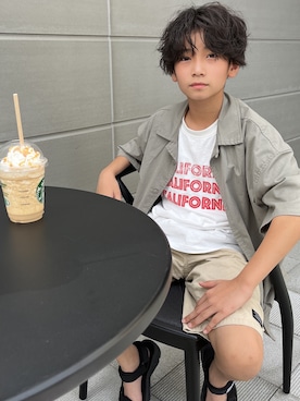 長男さんのコーディネート