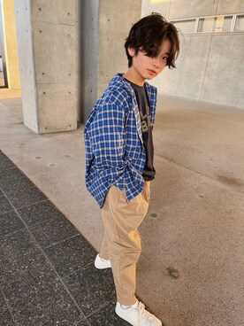 長男さんのコーディネート