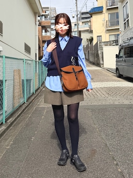 「BRADY（ブレディー）のアイテム」を使った、ゆ◡̈⋆さん（レディース・160cm）の春コーディネート