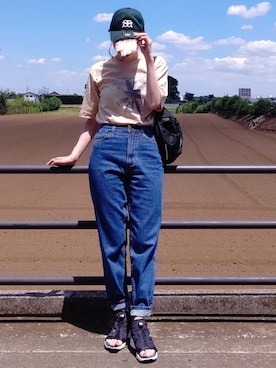 「The Virgnia（ザ ヴァージニア）のアイテム」を使った、ゆ◡̈⋆さん（レディース・160cm）の夏コーディネート