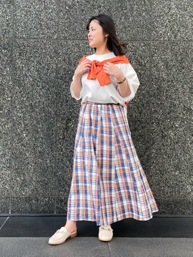 Asuさん（レディース・156cm）の春コーディネート