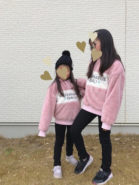 「年長さん」｜riinanaさん（キッズ・135cm）の冬コーディネート