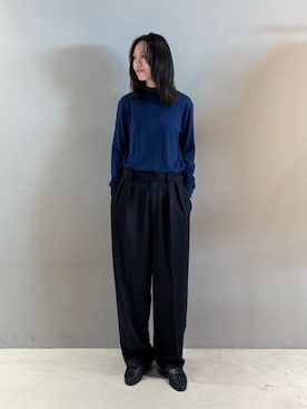 「EDITION（エディション）のアイテム」を使った、Shimakawa_TOMORROWLANDさん（レディース・163cm）の秋コーディネート