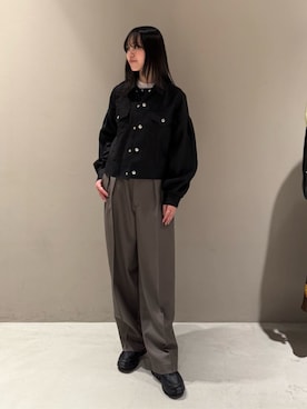 「EDITION（エディション）のアイテム」を使った、Shimakawa_TOMORROWLANDさん（レディース・163cm）の春コーディネート