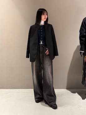 「EDITION（エディション）のアイテム」を使った、Shimakawa_TOMORROWLANDさん（レディース・163cm）の春コーディネート