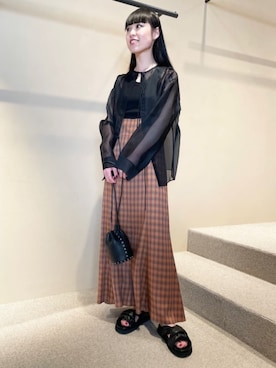 「caban」｜Shimakawa_TOMORROWLANDさん（レディース・163cm）の春コーディネート