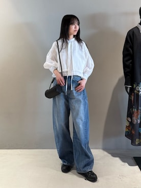 「EDITION（エディション）のアイテム（パンツ）」を使った、Shimakawa_TOMORROWLANDさん（レディース・163cm）の春コーディネート