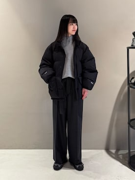 「EDITION（エディション）のアイテム」を使った、Shimakawa_TOMORROWLANDさん（レディース・163cm）の秋コーディネート