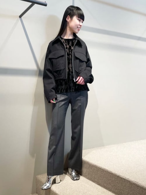 Edition ブルゾン アウター ゼニア バルーンスリーブブルゾン