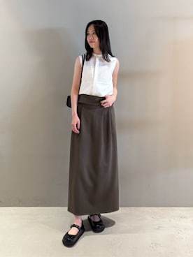 「caban（キャバン）のアイテム」を使った、Shimakawa_TOMORROWLANDさん（レディース・163cm）の夏コーディネート