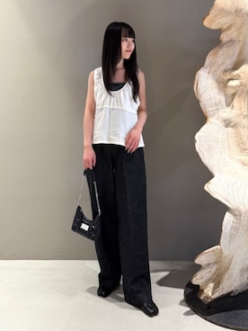 「BACCA（バッカ）のアイテム」を使った、Shimakawa_TOMORROWLANDさん（レディース・163cm）の夏コーディネート