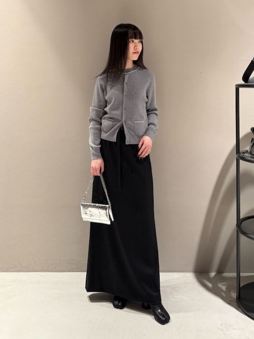 コットンカシミヤ パールポケットカーディガン（カーディガン/ボレロ