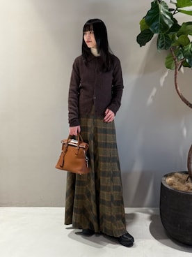 「EDITION（エディション）のアイテム」を使った、Shimakawa_TOMORROWLANDさん（レディース・163cm）の秋コーディネート